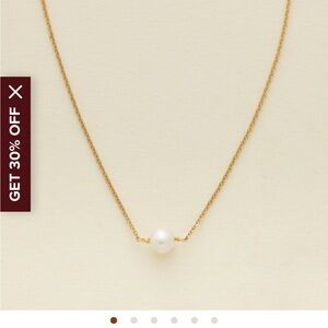 Made By Mary Pearl Choker Necklacr